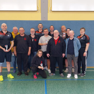 14. Tischtennisvereinsmeisterschaft TSV Schaalby Tischtennis